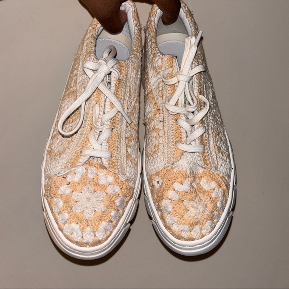 Free People Catch Me If You Can Crochet Sneakers - Picture 4 of 8